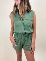 Velvet Heart Esma Romper - Artichoke