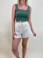 Lotus & Luna Cabana Shorts - Cream