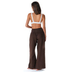 Lotus & Luna Wide Leg Pants - Espresso