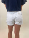 Risen High Rise Shorts - White