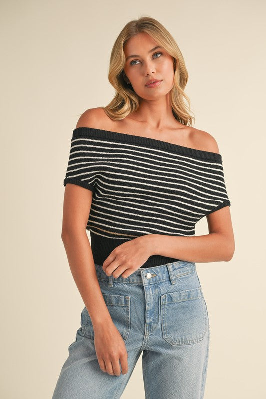 Dare To Bare Off Shoulder Sweater