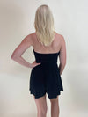 Final Touch Aleah Strapless Romper - Black