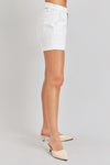 Risen High Rise Shorts - White