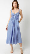 Daisy Blue Pinstripe Dress