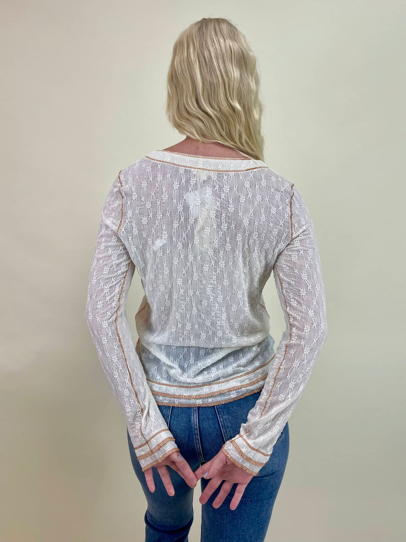 Clean Lines Lace Top